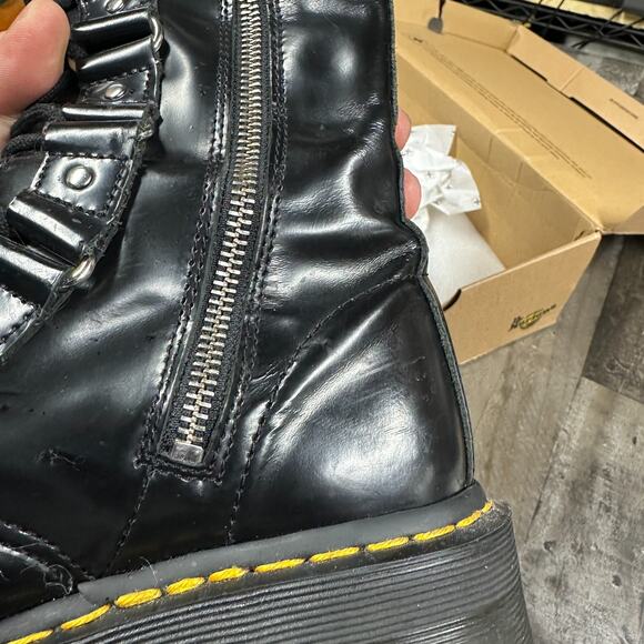 Dr Martens 1B60 BRITAIN XL knee high quad platform zipper boots UK 5 EU 38 US 7 - Picture 5 of 16
